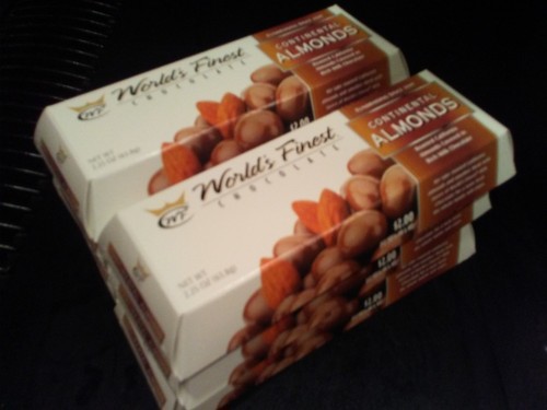 WORLD'S FINEST CHOCOLATE Continental Almonds Covered in Milk Chocolate 30 Boxes