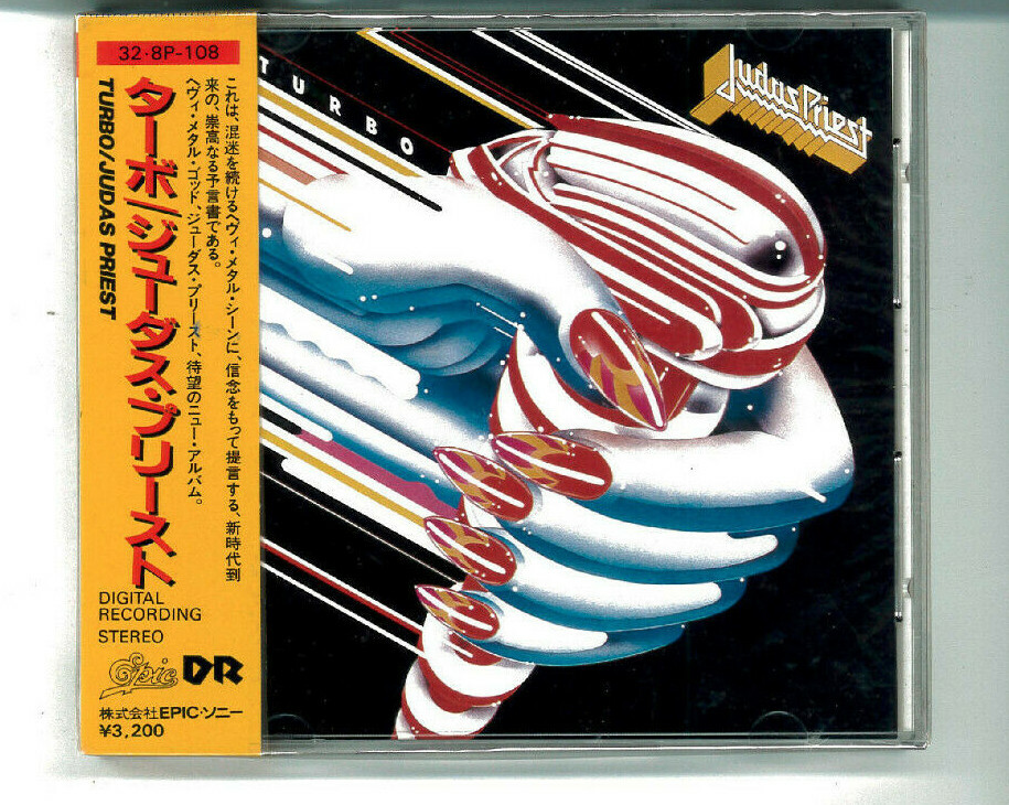 JUDAS PRIEST Turbo 1ST PRESS JAPAN CD 32・8P-108 1ST PRESS NEW