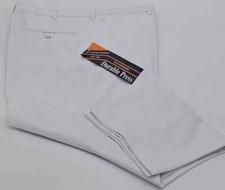 White Formal  Wear Trousers Durable Press Machine Washable For Men All Occasions