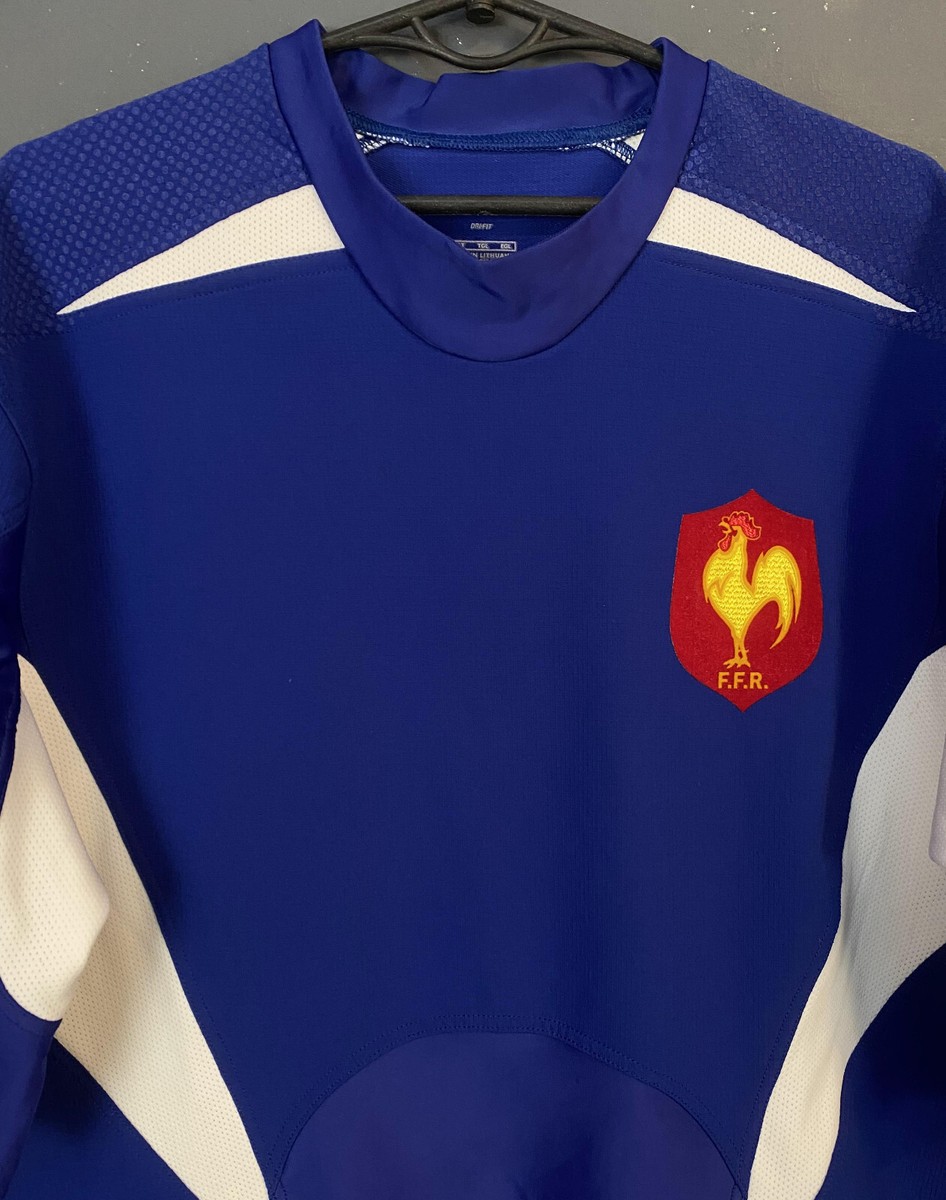 NIKE MEN RUGBY UNION FRANCE NATIONAL 2003/2004 HOME SHIRT NIKE MEN RUGBY UNION FRANCE NATIONAL 2003/2004 HOME SHIRT
