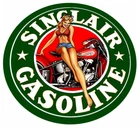 Vintage Sinclair Replica Sticker Sign Gas Service Station Dino Oil 4 Sizes