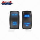 2Pcs Rear Light + Led Light Bar Rocker Switch For 2024 Polaris Rzr Pro Xp/ Pro R