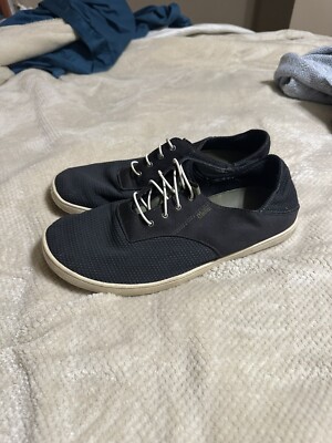 Olukai Shoes Mens Black Nohea Moku Mesh Slip On Sneaker Size Casual  Hawaii