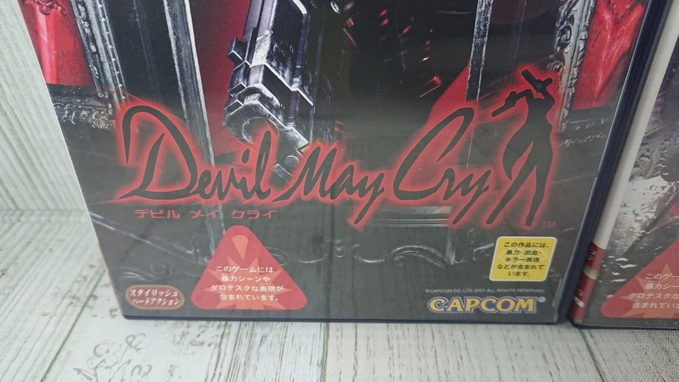 PS2 Set Devil May Cry 1 + 2 Japanese Version - CAPCOM - USED Games - DMC 1 & 2 - Image 4 of 4