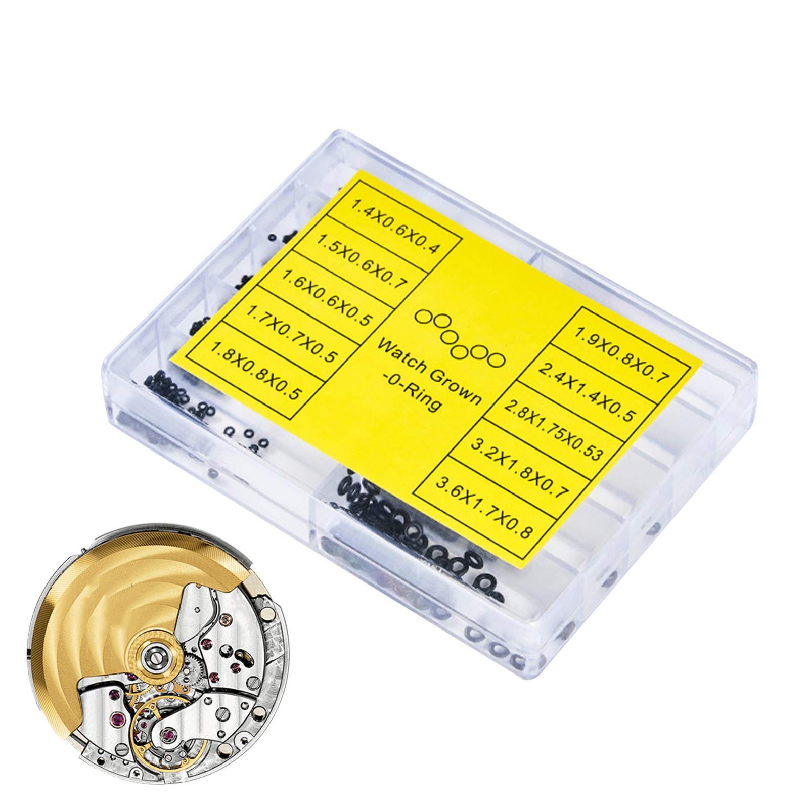 Watch Seal Washers Seal Washer Rubber 500Pieces O-Ring Watch Washer Heat grand