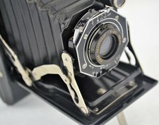 Antique Folding Bellows Camera KODAK JUNIOR Six-20 Series II  Clean Clear Glass