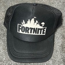 Fortnite Gaming Black White Baseball Cap Hat Adjustable Headwear Trucker Mesh