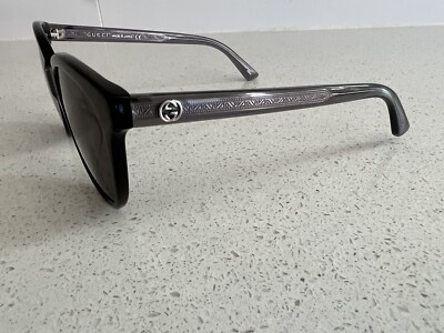 Gucci GG0081SK-002 145mm Sunglasses with Black Cat Eye Frame  display picture 3