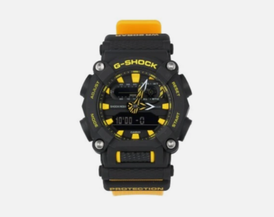 CASIO G-SHOCK Watch GA-900A-1A9 Men's Black Orange Band