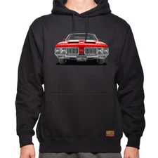 1970 Olds 442 The Legend Classic Car- Men's/Unisex Hoodie Made in USA