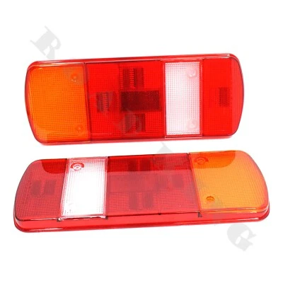 2x L+R Rückleuchte Lichtscheibe Glas Heckleuchte Mercedes Atego MAN DAF Renault - Bild 1 von 2