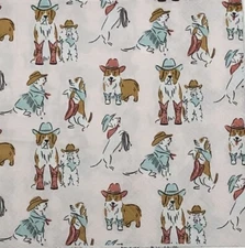two Individual Beverage Paper Napkins Cowboy Hat Scarf Pink Decoupage Dog Lasso