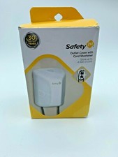 Safety 1st Outlet Cover With Cord Shortener Open Box 