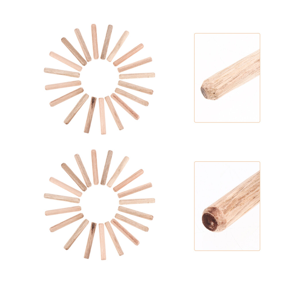 300pcs Round Fluted Wood Wooden Dowel Plugs Fluted Wooden Dowels eBay