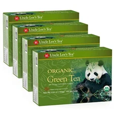 Uncle Lee’s Organic Green Tea - Premium Tea for Everyday Wellness Medium Caff...