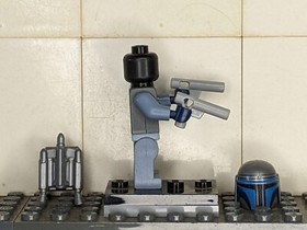 Lego Star Wars Jango Fett Minifigure Ok Condition Rare No Head Tank Droid 75015