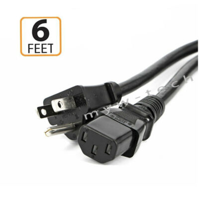 AC Power Cord Cable For Harman JBL Authentics L16 Wireless BT Speaker Streaming