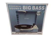 Victrola VSC-725SB-LBL Re-Spin Sustainable Bluetooth Suitcase Record Player