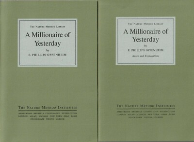 E. Phillips Oppenheim: A Millionaire of Yesterday, english