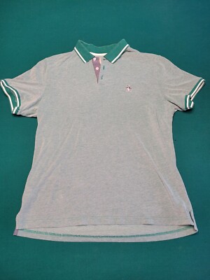 Vintage Munsingwear Penguin Men's L Polo Green Cotton