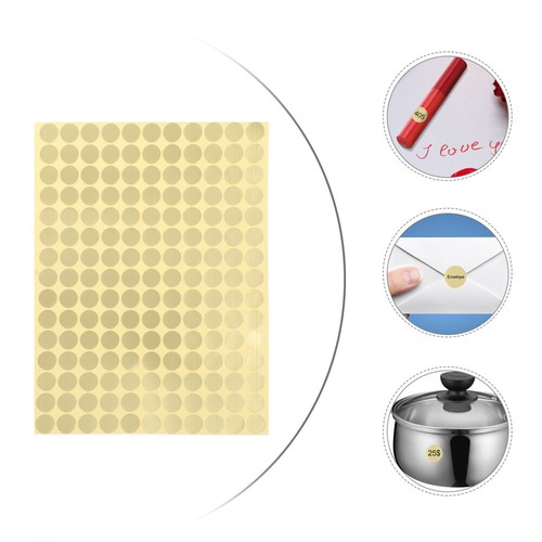 8 Sheets Lip Gloss Tube Sticker Labels Coloured Dot Stickers Code eBay