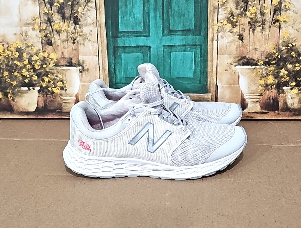 Zapatos para correr New Balance Fresh Foam 1165 para mujer talla 10,5 B blanco gris Foto 3 de 4