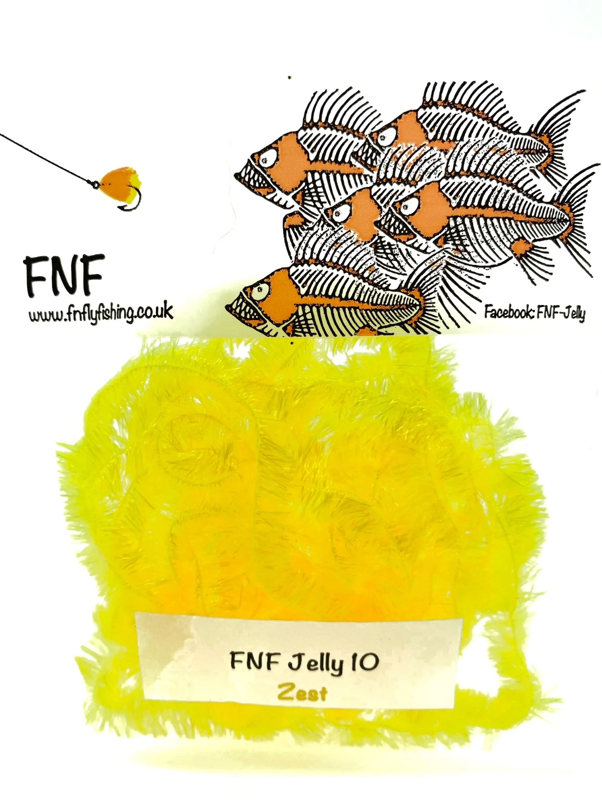 Fnf Fly Patterns FnF JELLY FRITZ 10 Fly Tying Material 2 Meter Pack | eBay