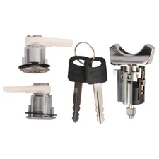 For Ford Ignition Switch & Pair Door Lock Cylinder With 2 Keys (Keyed Alike)