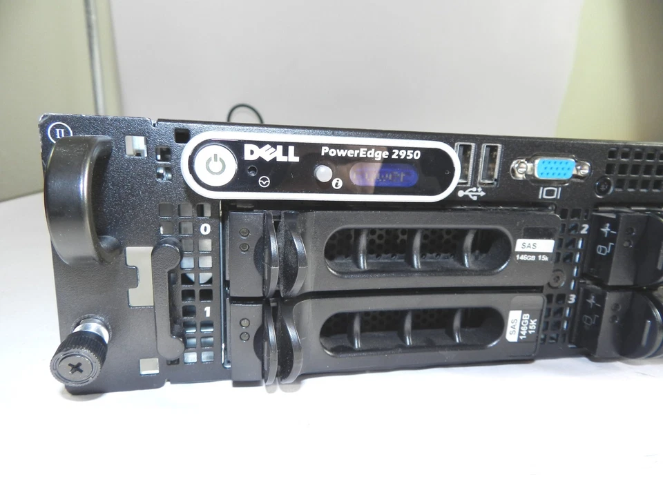 Dell PowerEdge 2950 Server  XEON 8 x 2GB or 16GB RAM NO HDD FOR PARTS C341 - Image 2 of 4