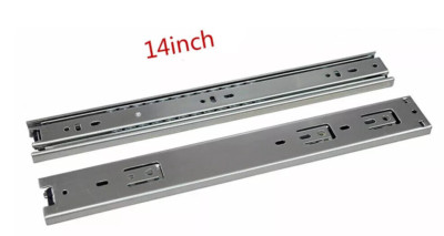 (QTY: 10) 14'' ACCURIDE 3834-C14P Heavy Duty, Drawer Slide Track Rail 100-lb