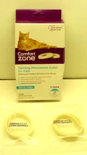 NEW 2x Comfort Zone Calming Pheromone Collar For Cat Drug Free Reduce Scratching