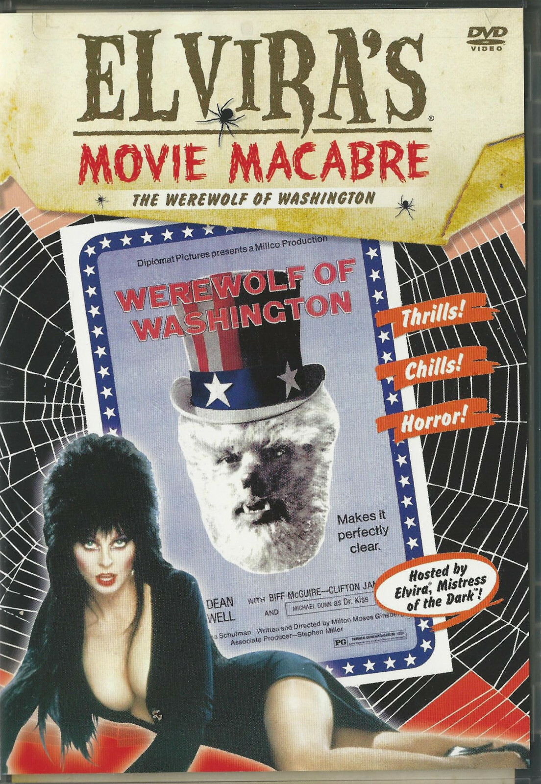 Elvira’s Movie MacabreThe Werewolf of Washington(New DVD) 826663101058