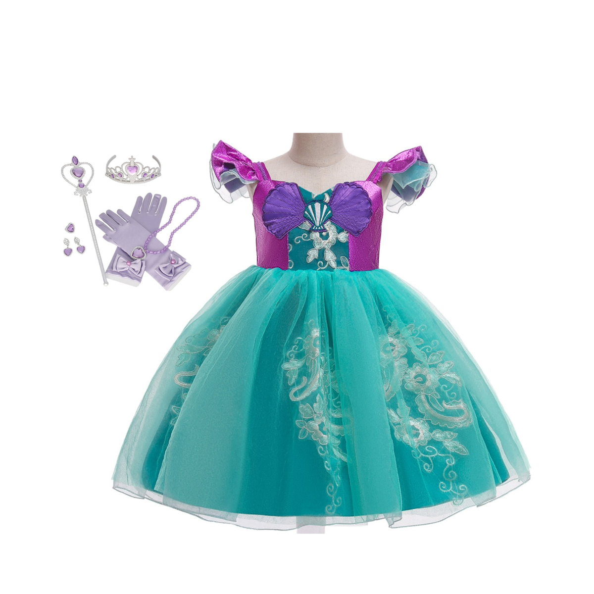 chinese dress ladies Little Adventures Mermaid Party Dress Up Costume main image 1