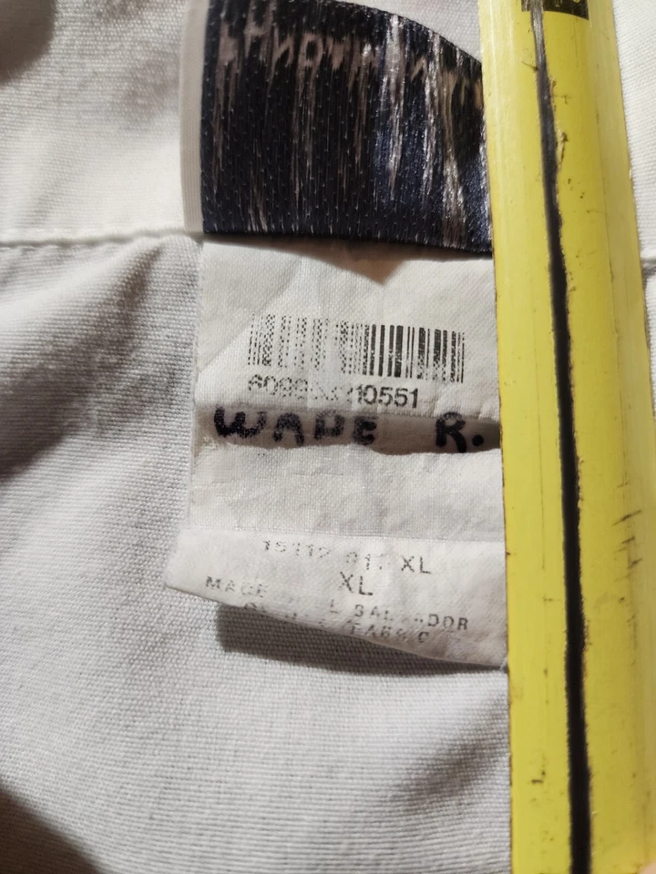 Meta fundamentals Mens XL White Lab Coat 65% Polyester 35% Cotton - Image 4 of 4