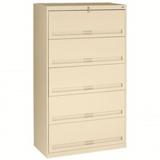 Locking 5 Door File Cabinet