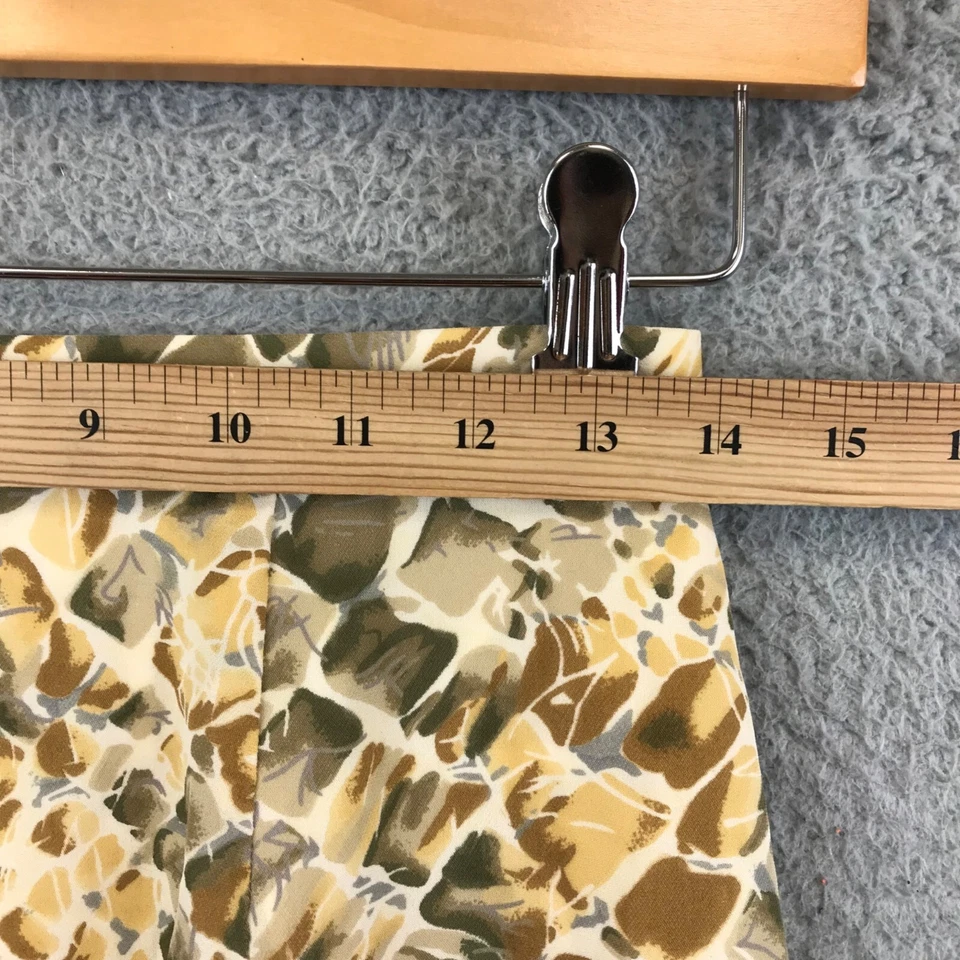 Falda midi vintage informal esquinera 100 % seda 10 Foto 4 de 4