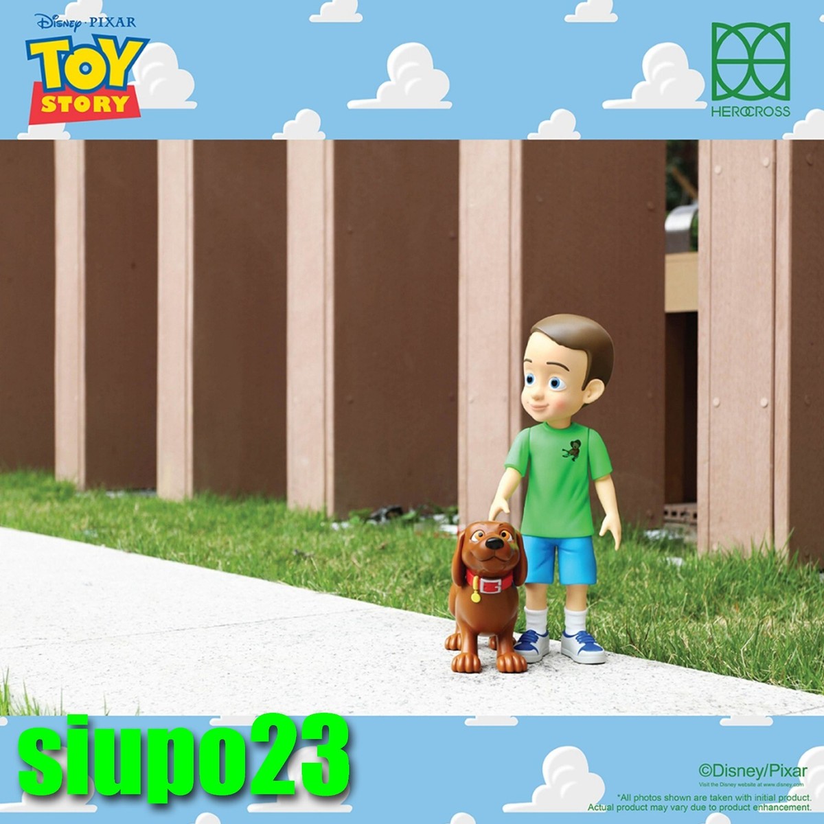 Herocross ~ HVS #058 Disney Toy Story 30cm Andy and 12.5cm