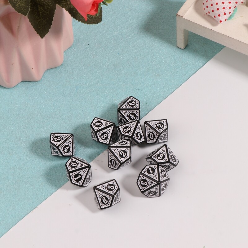 10pcs 10 Sided D10 Dices Role Playing Games Party Favor Board - Foto 11