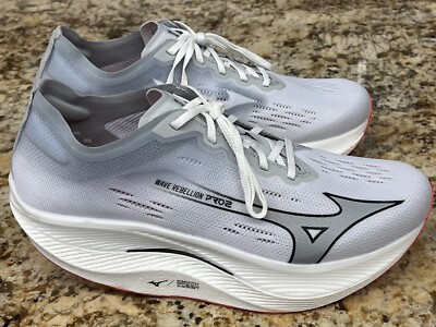 Mizuno Wave Rebellion Pro 2 White/ Harbor Mist 411448.00HM - 9.5
