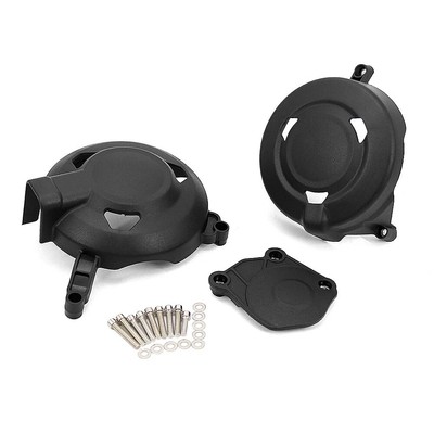 Black New Motorcycle Side Engine Cover Protection Case For Daytona 660 2024