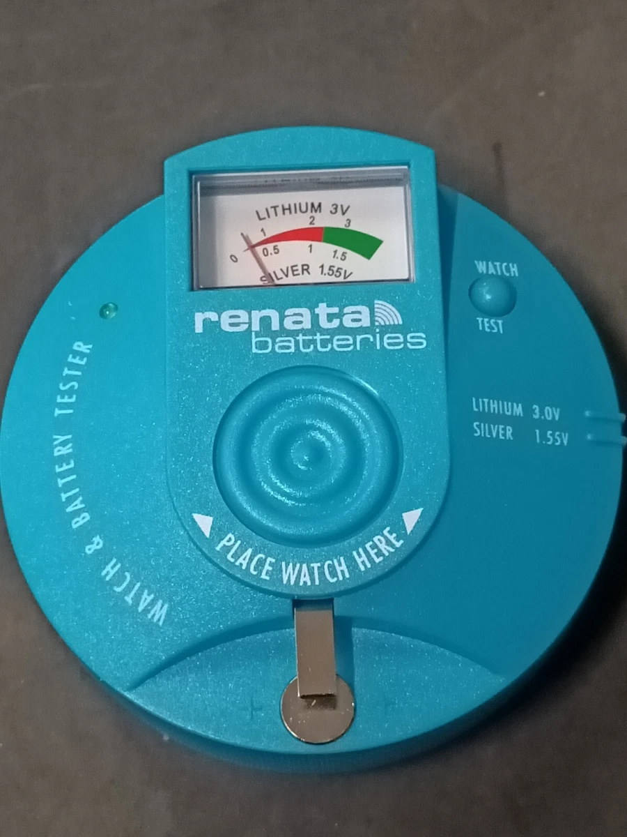 Tester Portatile Per Batterie Da Orologio – 1.5V E 3V, Per Batterie Al Litio E Ossido D'argento - 2