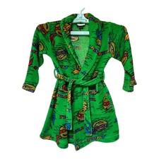 Nickelodean Teenage Mutant Ninja Turtles Fleece Bath Robe Boys Small