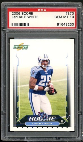 LenDale White Rookie Card 2006 Score #370 PSA 10
