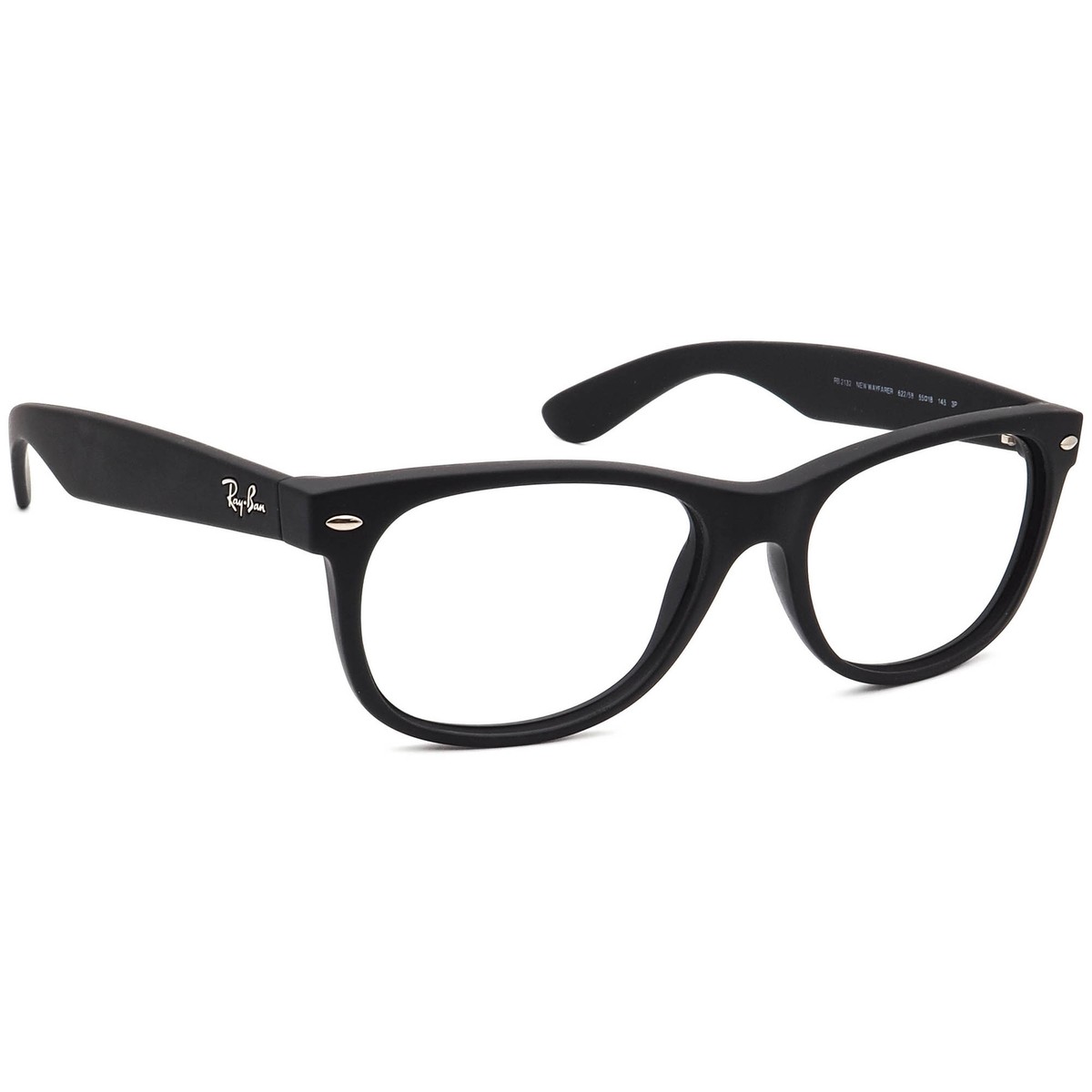 Ray-Ban Sunglasses Frame Only RB 2132 New Wayfarer 622 Black