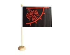 Tischflagge Wikinger Odinicraven Viking Tischfahne 15x22cm