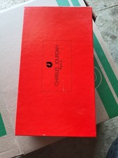 EMPTY BOX Vintage Charles Jourdan 7.5 Red For Womens Heels