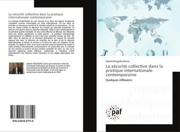 La SéCurité Collective Dans La Pratique Internationale Contemporaine Gabriel Mug-image