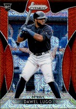 Dawel Lugo 2019 Panini Prizm Red Mojo Prizm Rookie #267 Detroit Tigers