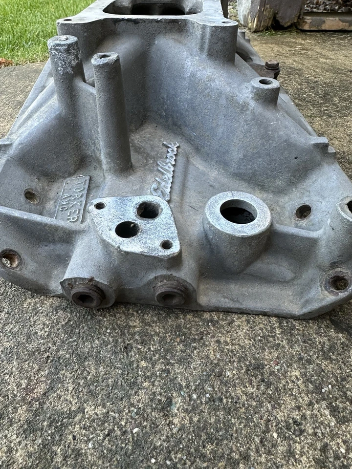AMC Jeep AMX Javelin 360 390 401 Torker 1970-up colector de admisión Edelbrock 2930 Foto 3 de 4