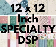 Stampin Up 12 x 12 SPECIALTY Designer Series Paper Retired  NEW  CHOOSE ONE